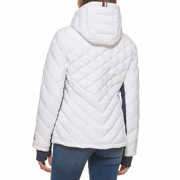 Tommy Hilfiger Ladies' Packable Jacket White - Picture 9 of 9